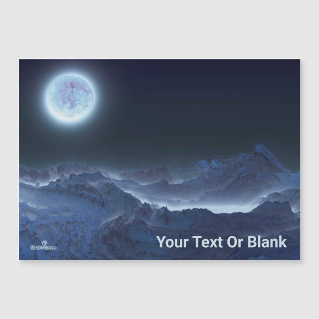 Icy Planet, Lua Congelada (Frente)