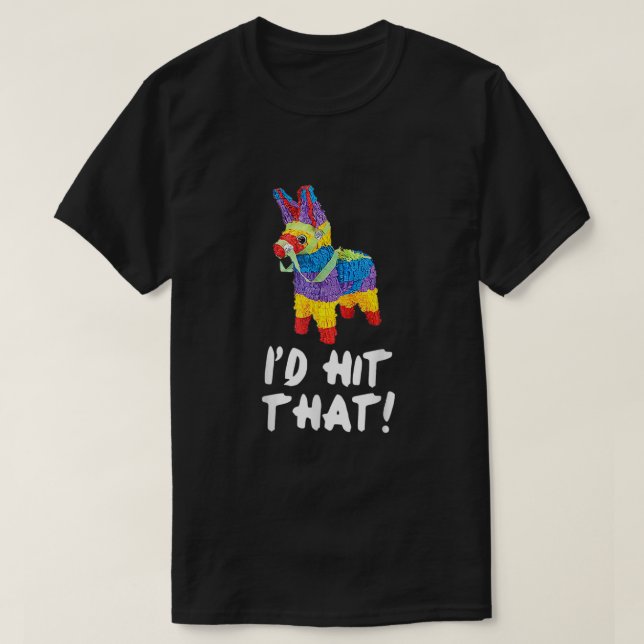 Id Atingiu Que Pinata Camisa Cinco Do Partido Mayo (Frente do Design)