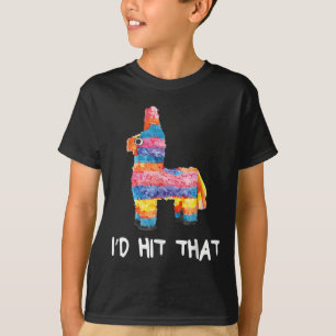 Id Atingiu Que Pinata Camisa Men Mulheres Crianças