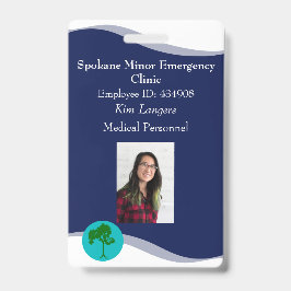 ID Crachá Lanyard Negócios ou Médicos