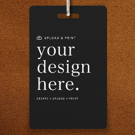 ID do crachá Carregamento do Design