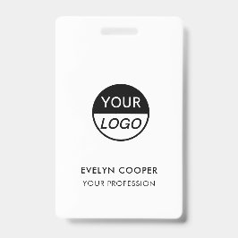 ID Empresarial | Crachá de Funcionário com Logotip
