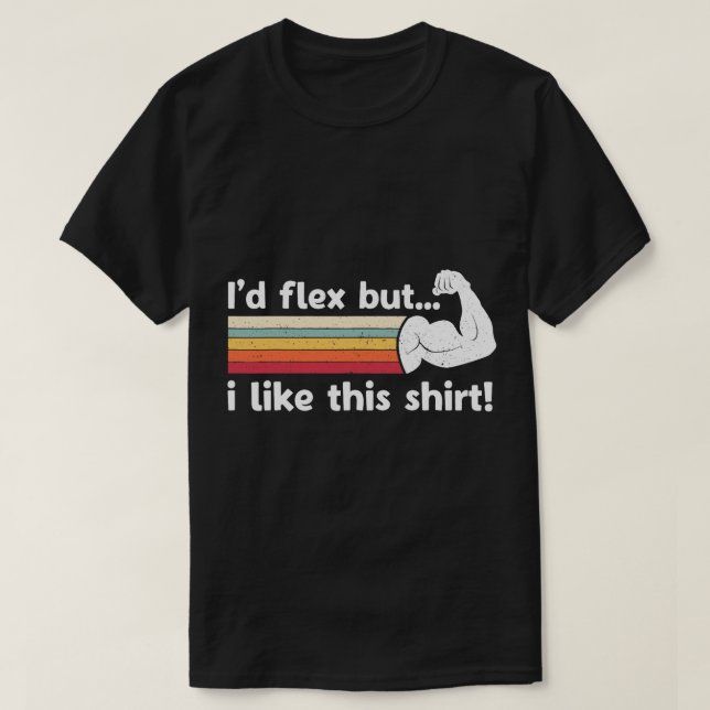 Id Flex Mas Eu Gosto Desta Camisa Engraçada Trabal (Frente do Design)