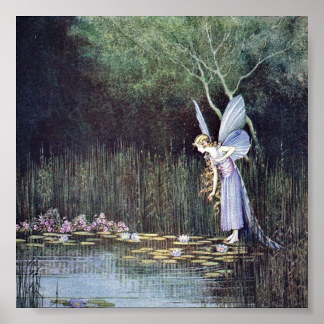 Ida Rentoul Impressão - Reflexão (Frente)