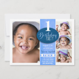 Idade personalizada do Primeiro Convite de anivers