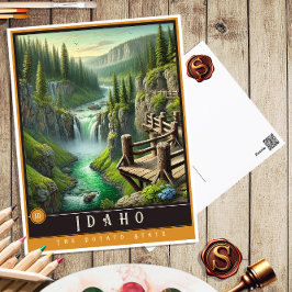 Idaho | Cartão postal de Estado Hiperrealista