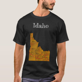 Idaho Condados & Estradas T-Shirt