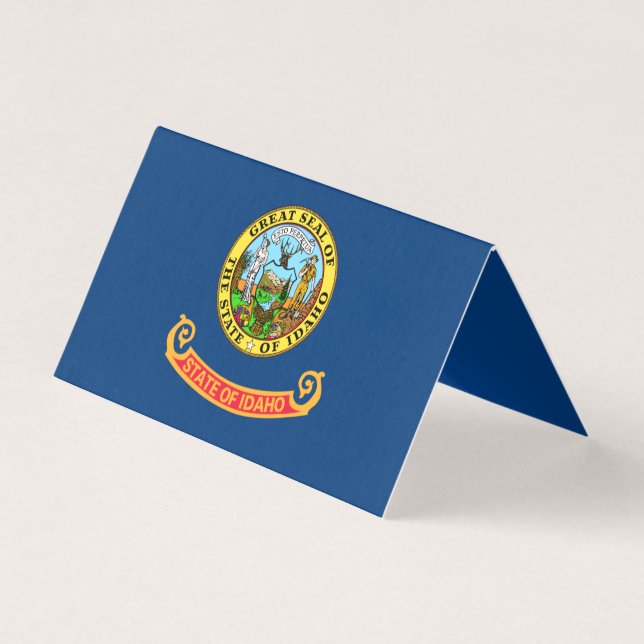 Idaho Flag: Estado Gem, América Mountain West (Frente)
