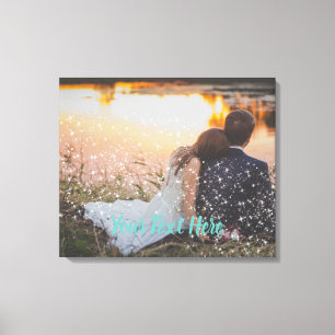 Ideia de Canvas do Efeito de Luz Sparkle Personali