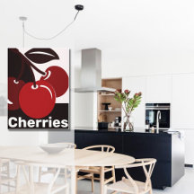 Ideia de decoração de parede de cozinha vermelha,