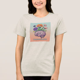 Ideia do livro feminino em camisa de sangue