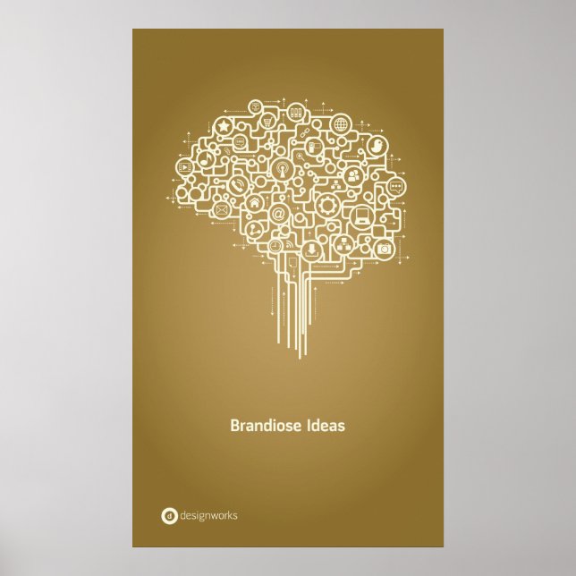 Ideias Brandiose Poster de 18" x 30" (Frente)