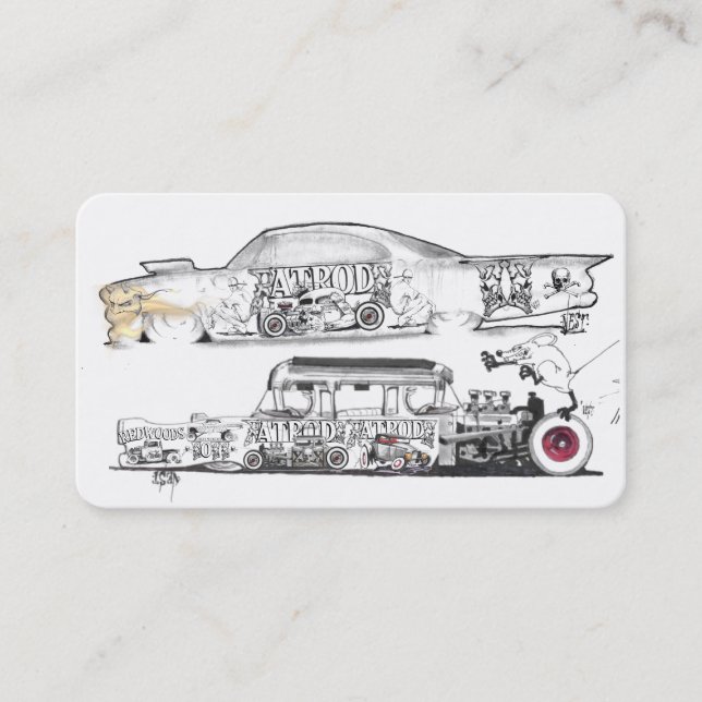 Ideias de Cartão de visita de veículos e veículos  (Frente)