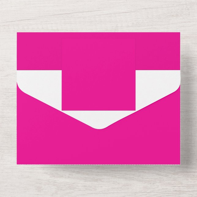 Ideias de design de fundo rosa com borda preta (Verso)