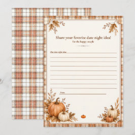 Ideias de Noite de Outono Editáveis para Chá de No