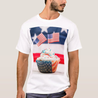 Ideias Design de Camiseta Patriótica para 4 de jul