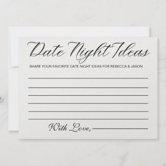 Ideias Noturnas do Jogo de Chá de panela de Cartão