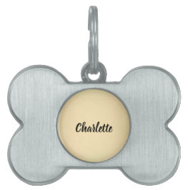 Identificação Personalizada do Cachorro Ósseo para