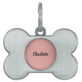 Identificação Personalizada do Cachorro Ósseo para