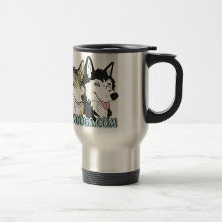 Ido à neve persegue a caneca de viagem
