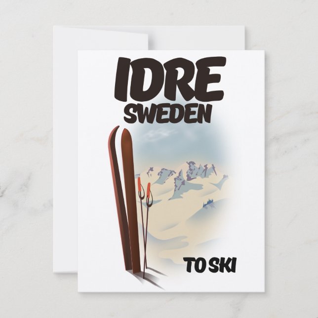 Idre Suécia para esqui (Frente)