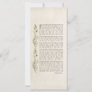 IF, poema inspirado de Rudyard Kipling - jovem hom