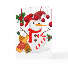 Igloo Com Cerveja - Cartão De Saudação De Natal En