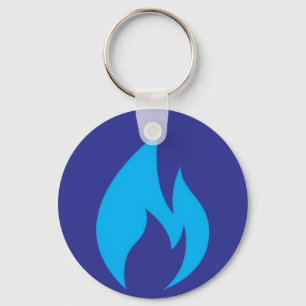 Ignite Chaveiro de Chama Azul