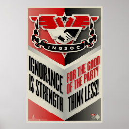 Ignorância INGSOC é Poster de força