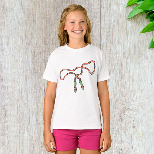 Ignorando T-Shirt das Raparigas de Corda