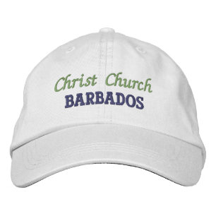 Igreja cristo, Barbados bordado Boné de Baseball