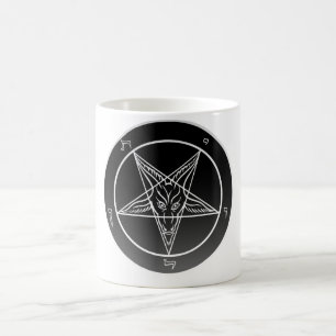 Igreja da satã Sigil Noir da caneca de Baphomet