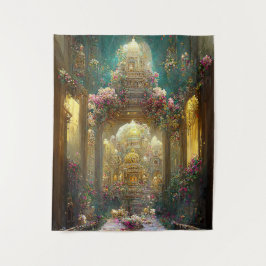 Igreja de Flor de Fantasia - Tapeçaria