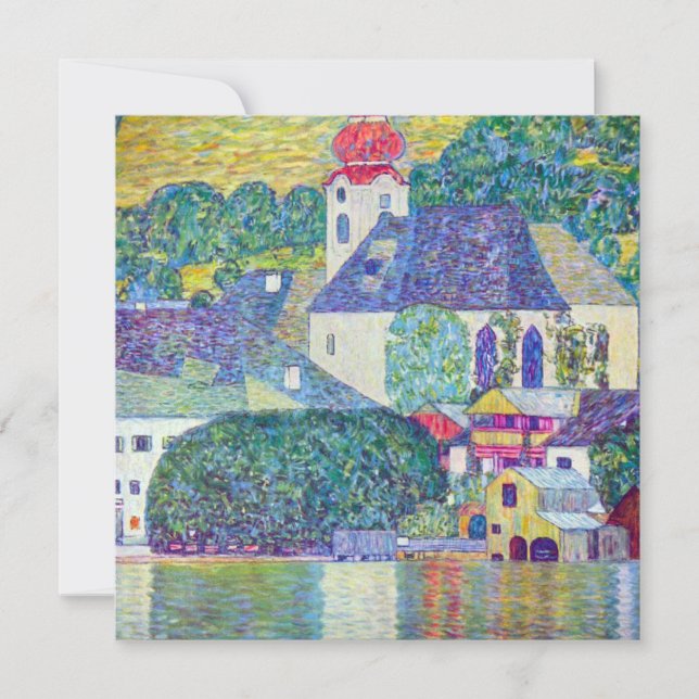 Igreja de São Wolfgang por Gustav Klimt, Arte Vito (Frente)