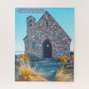 Igreja do Bom Pastor, Lago Tekapo. Quebra-cabeça