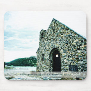Igreja do Bom Sheperd Nova Zelândia Mousepad