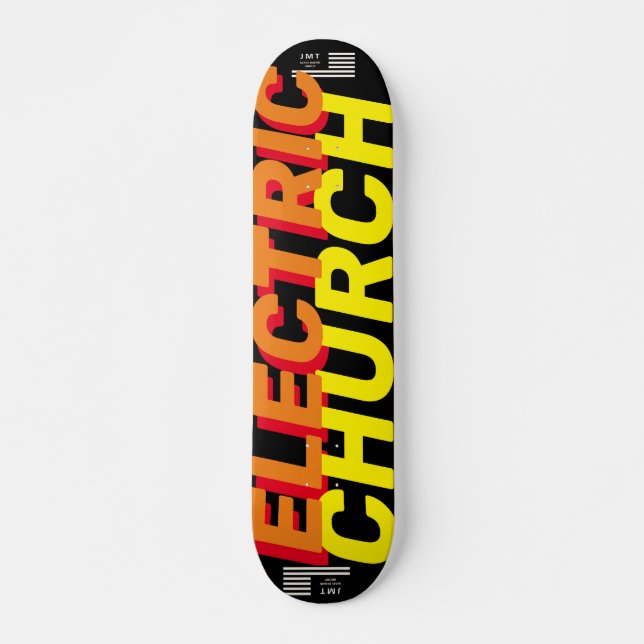 IGREJA ELÉTRICA   JMT7 3/4" Deck de Skate (Frente)