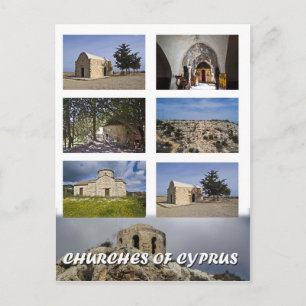 Igrejas de Chipre com cartão postal