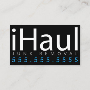 iHaul. Sucata que transporta o cartão de visita d