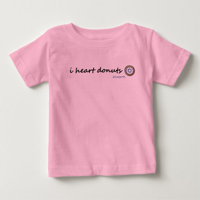iheartdonuts.com t-shirt das raparigas bebês (Frente)