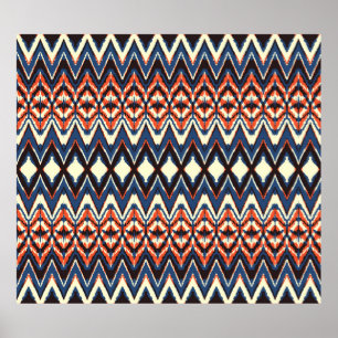 Ikat padrão perfeito. tie dye shibori impressão co