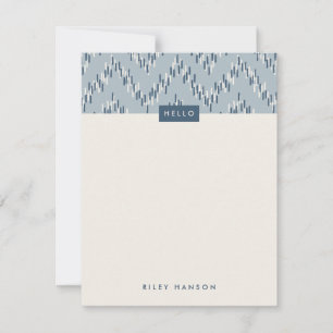 Ikat Zig Zig Stationery Dashing Boho