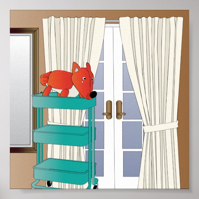 Ikea Interiors Fox Poster (Frente)