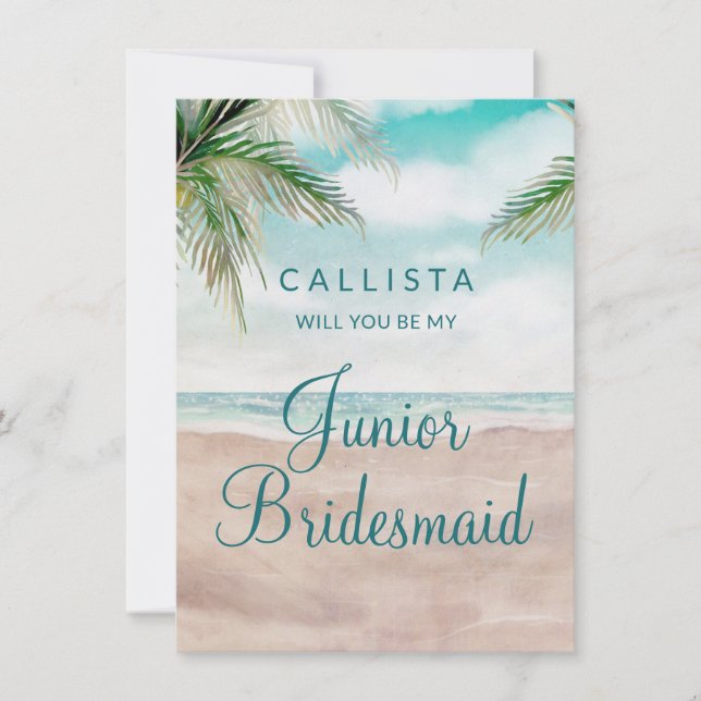 Ilha Breeze Seja Minha Proposta De Bridesmaid Júni (Frente)