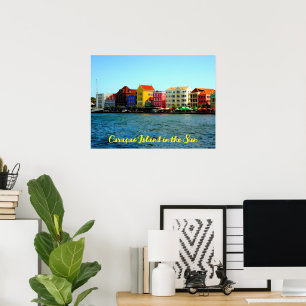 Ilha Curacao na Poster do Sol