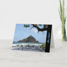 Ilha de Alau, Hana, cartão de Maui