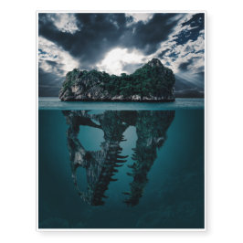 Ilha de Arte abstrato Fantasy