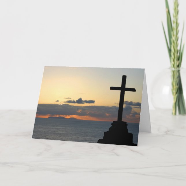 Ilha de Graciosa e cartão da cruz (Frente)