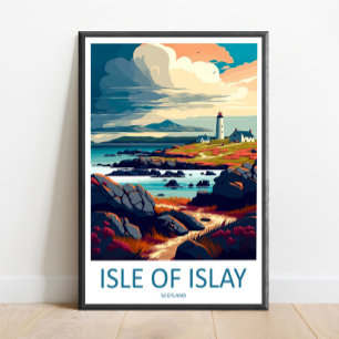 Ilha De Islay Impressão De Viagem Arte De Parede I