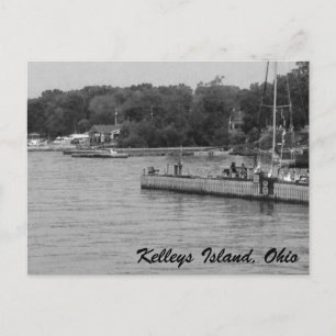 Ilha de Kelleys Lake Erie cartão postal